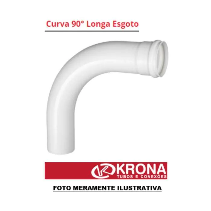 CURVA 90 LONGA ESGOTO 40 KRONA