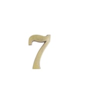 NUMERO RESIDENCIAL COR BRONZE  - 7  VALEPLAST