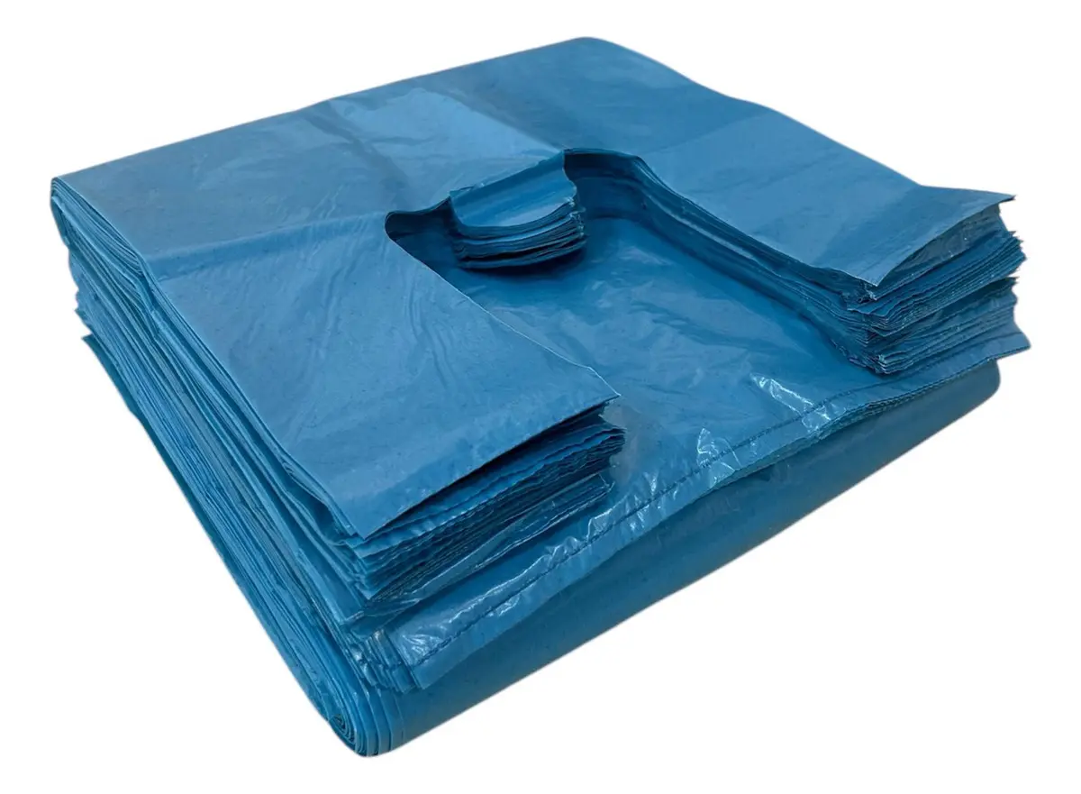 SACOLA PLASTICA AZUL 42X54 3KG ZIPIPLAST