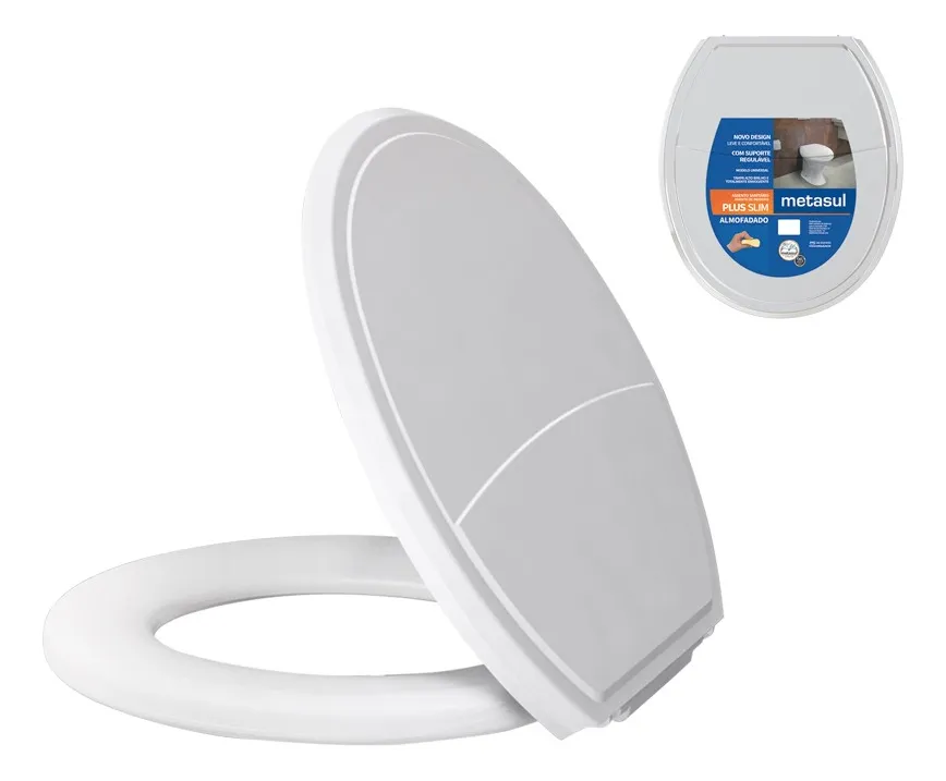 ASSENTO ALMOFADADO PLUS BRANCO   METASUL