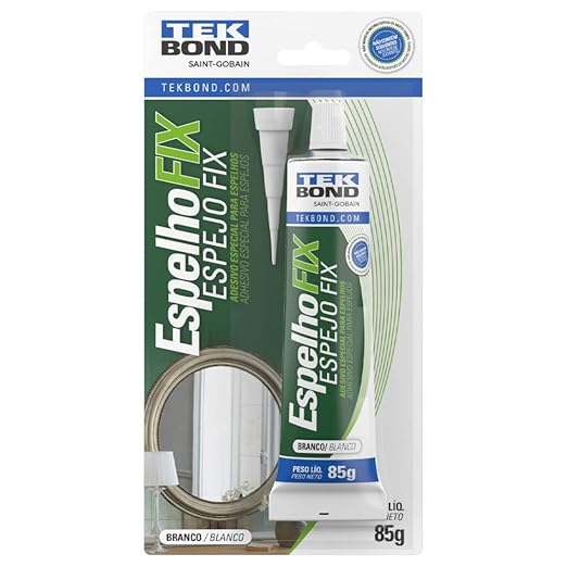 FIXA ESPELHO BRANCO 85G TEKBOND