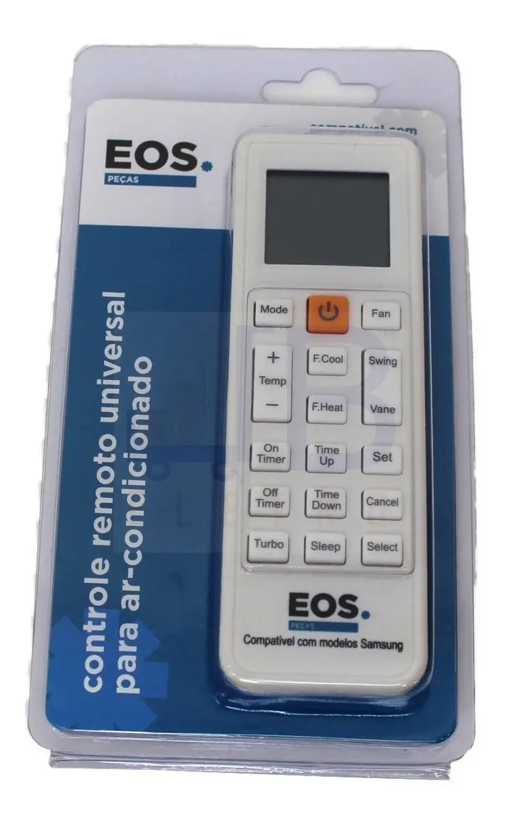 Controle Remoto Universal Eos Compativel Ar Cond Split Marca Samsung  EOS/SAMSUNG
