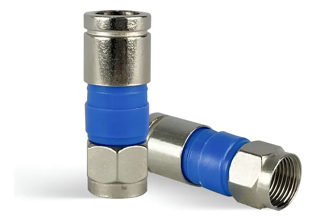 CONECTOR PRESSAO RG6 C/10 PIX