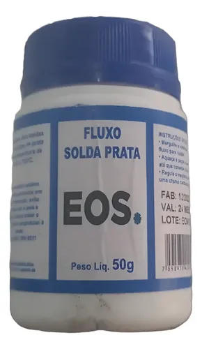 FLUXO SOLDA PRATA 50G EOS  EOS336