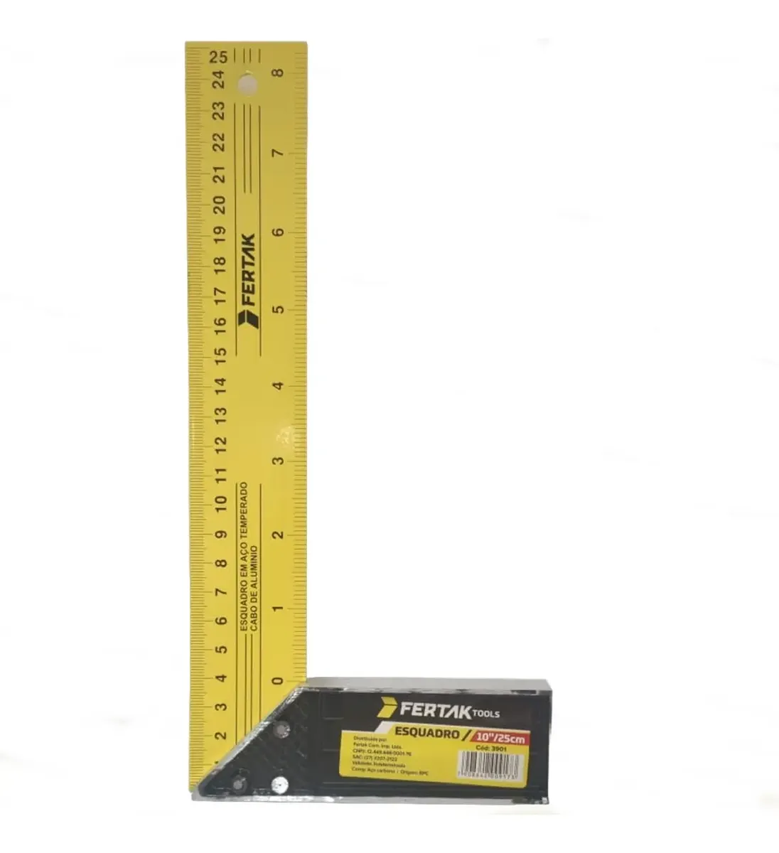 ESQUADRO CABO ALUMINIO 10 FERTAK