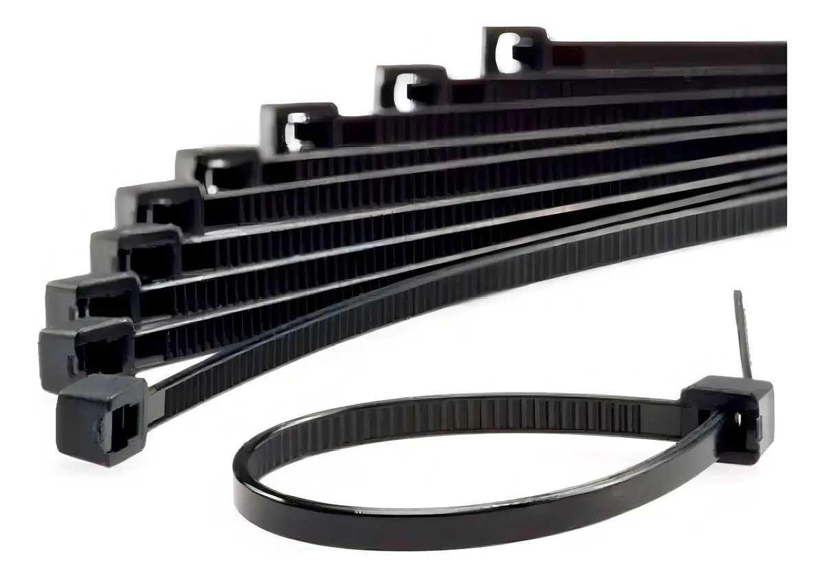 ABRACADEIRA NYLON 300X3.6 PRETA MELFI