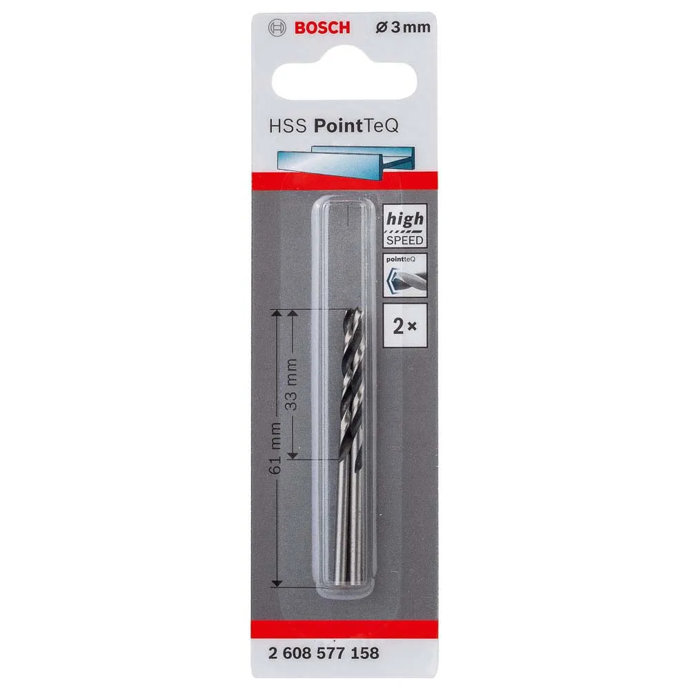 BROCA ACO RAPIDO HSS POINTEQ 3,0MM