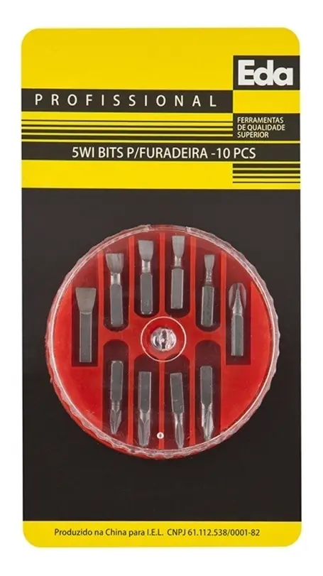 BITS PARAFUSADEIRA C/10PCS EDA