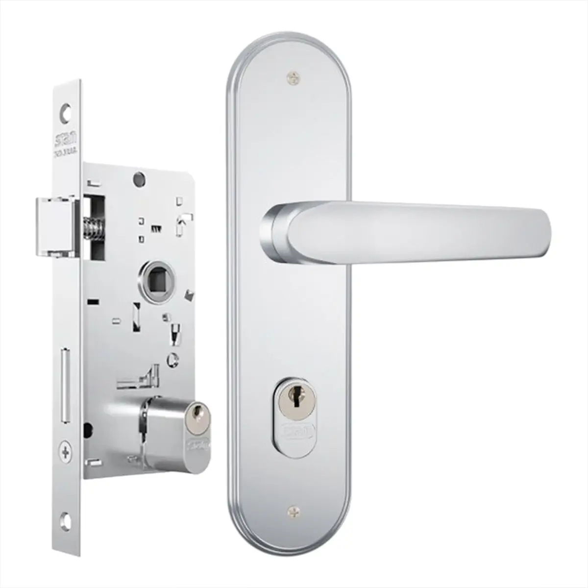 FECHADURA 1601/09 HASTE/HASTE LARGA STAM