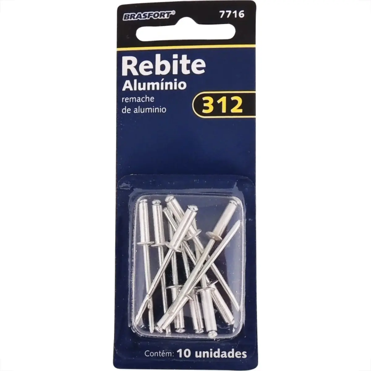 REBITE ALUMINIO 312 C/10 BRASFORT