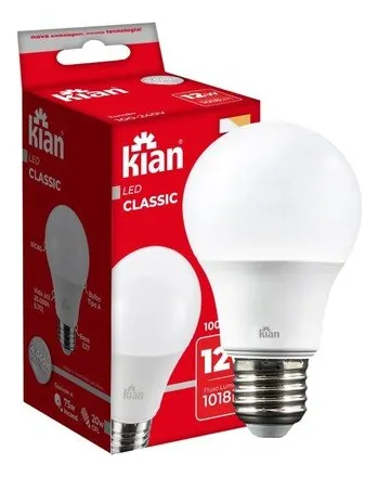 LAMP LED A60 12W E27 LUZ BR KIAN