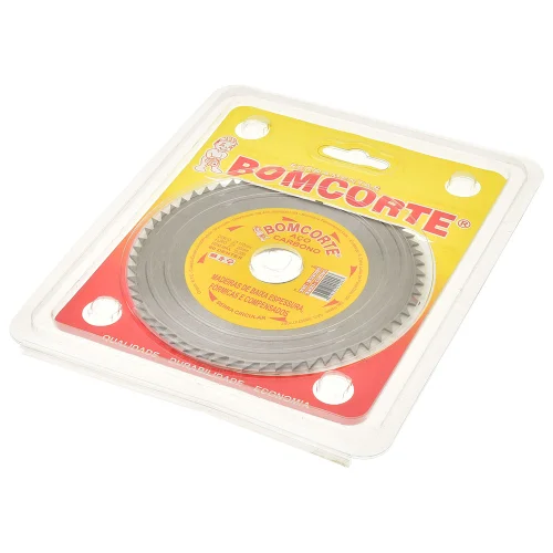 DISCO (AMARELO)P/MADEIRA CARB. 60 DENTES  BOMCORTE