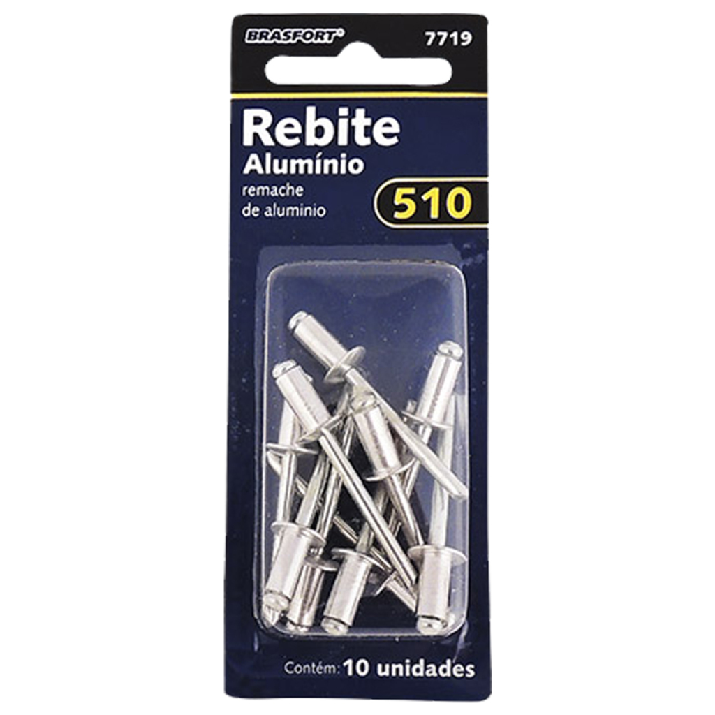 REBITE ALUMINIO 510 C/10 BRASFORT