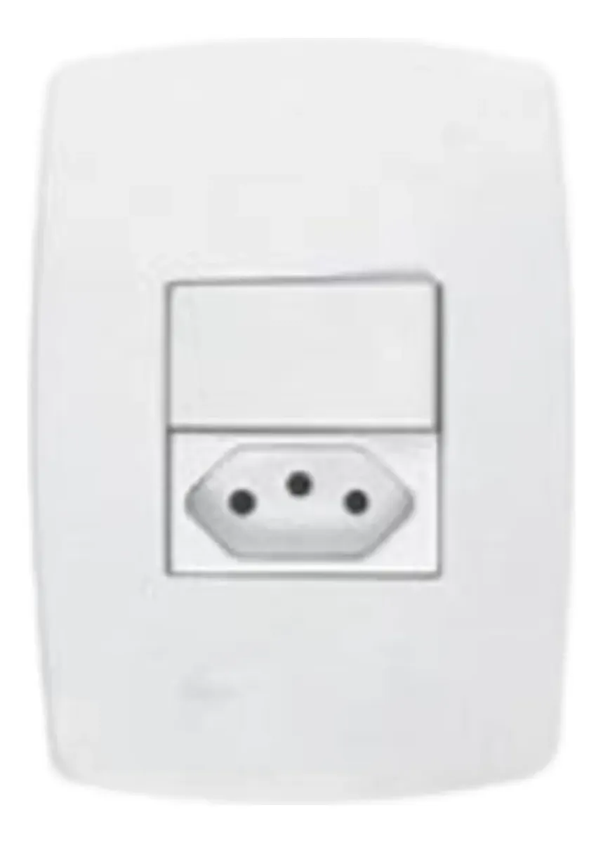 CONJUGADO INTERRUPTOR+TOMADA 20A BRANCO RADIAL-POLAR
