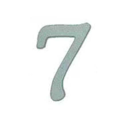 NUMERO RESIDENCIAL COR ALUMINIO  - 7  VALEPLAST