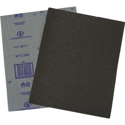 LIXA FERRO PRETA GRAO 120 CARBORUNDUM