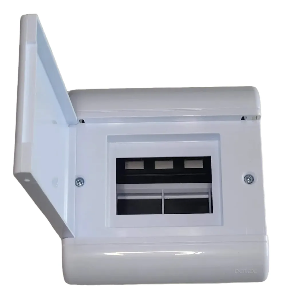 QUADRO P/3 DISJUNTORES EMBUTIR C/PORTA 3954 PERLEX